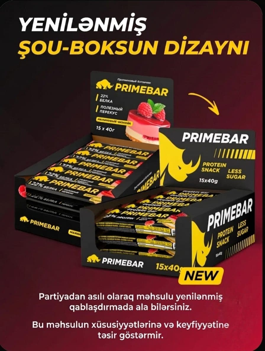 PRIMEBAR Zülallı baton (15 ədəd)