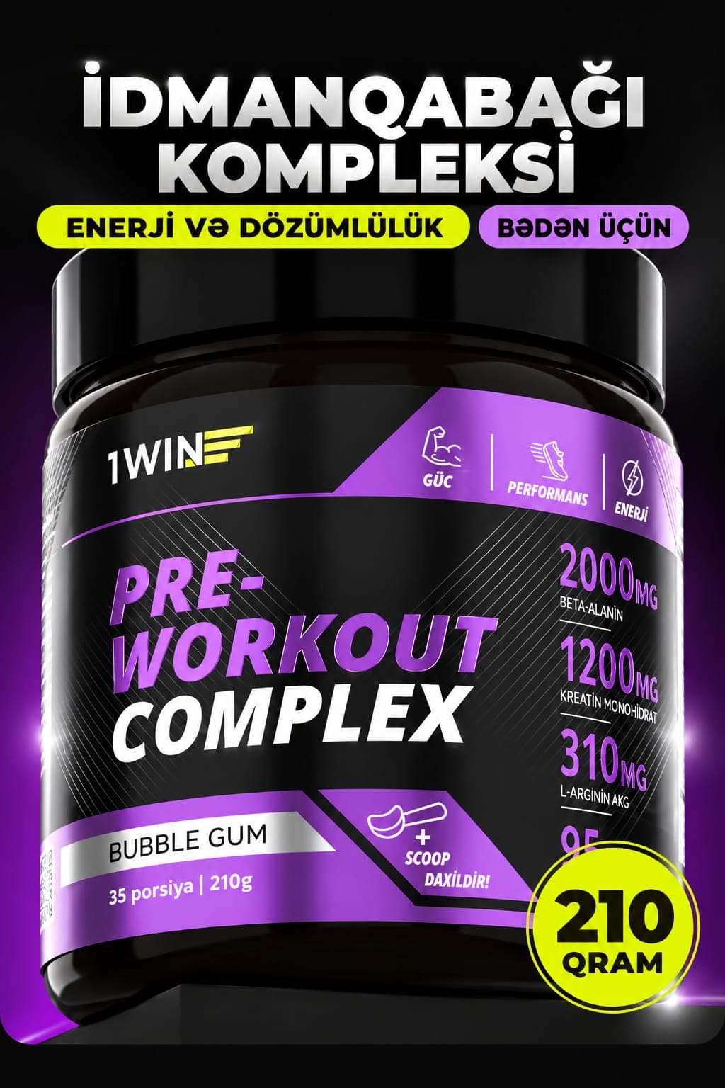 1WIN PRE - WORKOUT (COMPLEX
