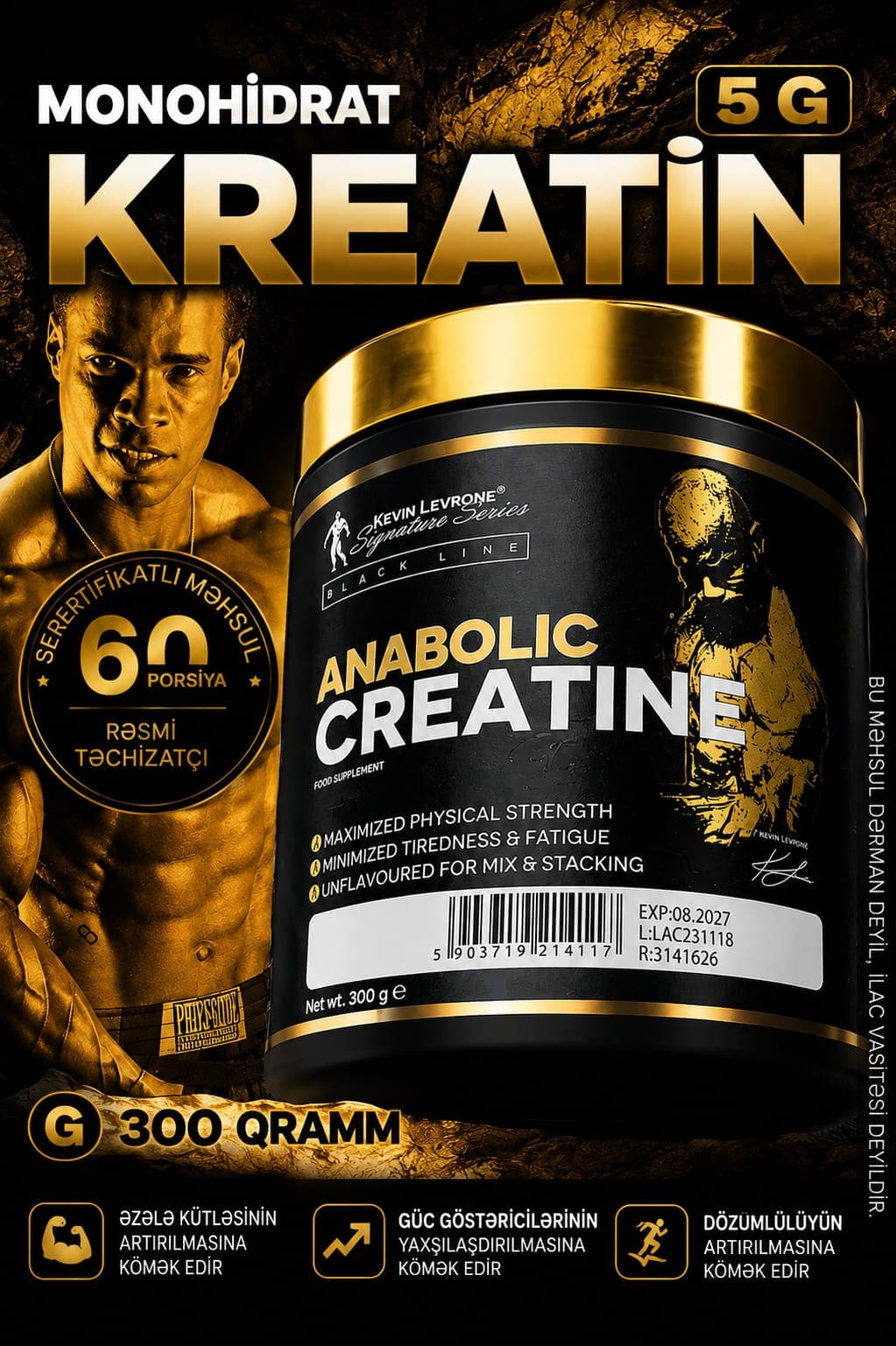Kevin Levrone Anabolic Creatine